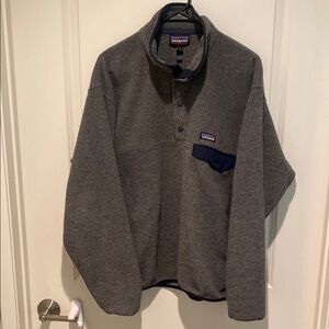 Patagonia Synchilla Charcoal Fleece Pullover men’s M